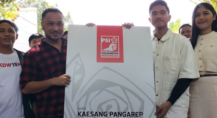 Putra Bungsu Jokowi Kaesang Pangarep dihujat Karena Masuk Partai Kecil