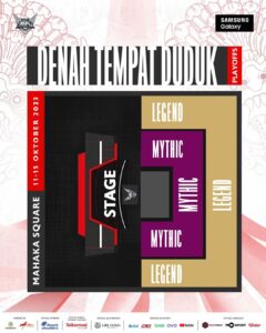 Denah Tempat Duduk MPL Season 12 Mahaka Square