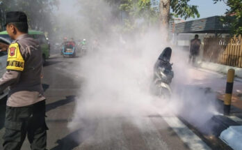 Viral Motor Terbakar di Jalan Sudirman Kudus,Ini Sebabnya