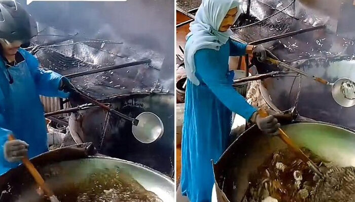 Tukang Kerupuk Bikin Ngakak Goreng Kerupuk Pakai Kostum