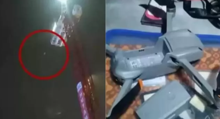 Viral kejagung Tembak Jatuh Drone Yang Terbang Liar Di Area