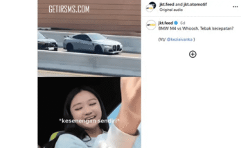 Viral Aksi Kebut-kebutan BMW M4 Vs Kereta Cepat Whoosh